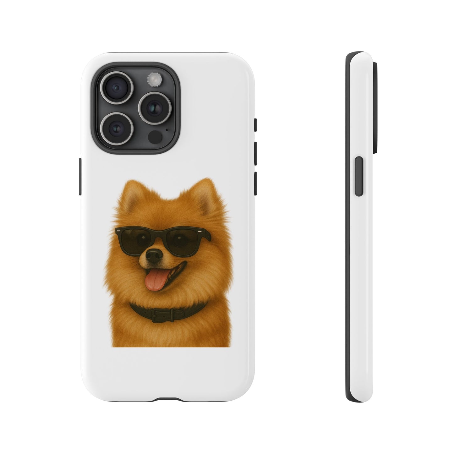 Pomeranian Wearing Sunglasses - Tough Phone Case