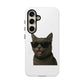 Gray Cat Wearing Sunglasses - Tough Phone Case