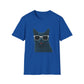 Russian Blue Cat Wearing Sunglasses - Adult T-Shirt