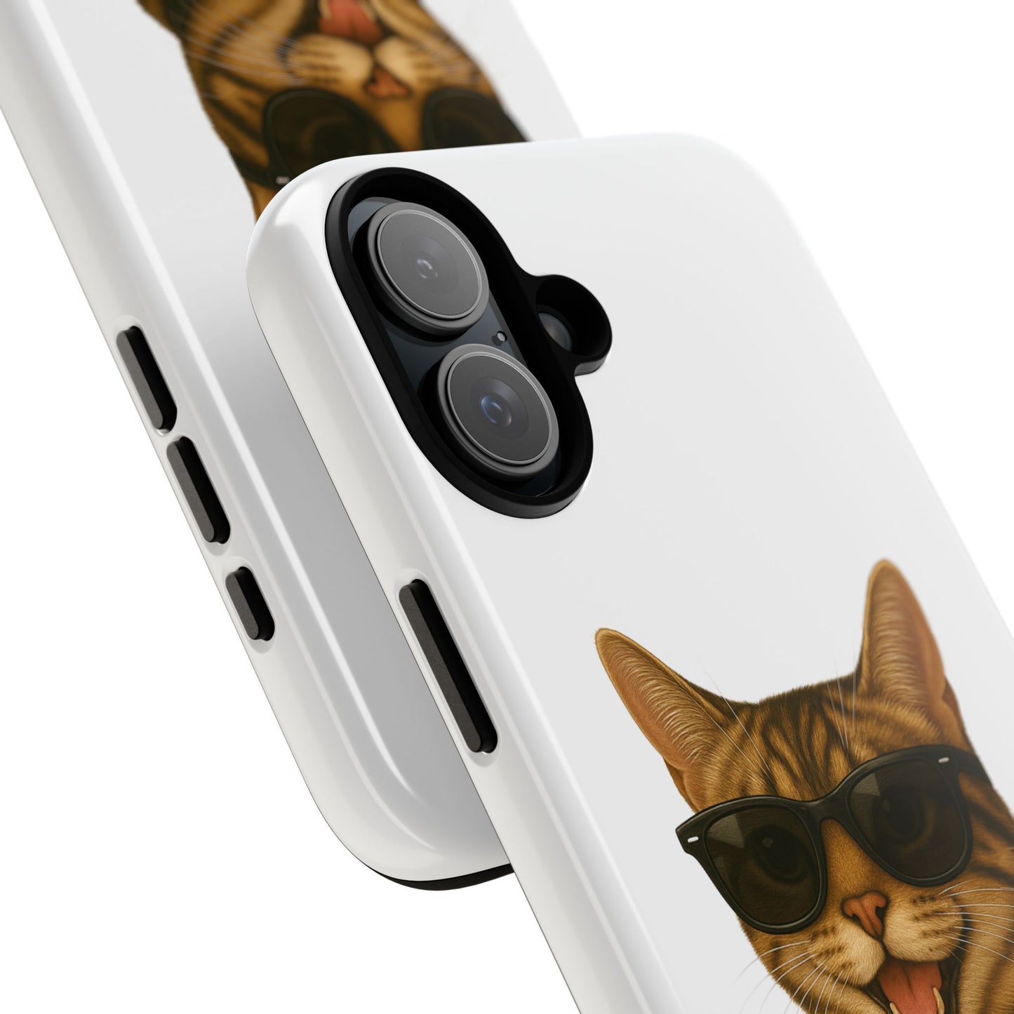 Tabby Cat Wearing Sunglasses - Tough Phone Case