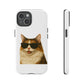 Calico Cat Wearing Sunglasses - Tough Phone Case