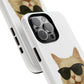 Cream Longhair Cat Wearing Sunglasses - Tough Phone Case