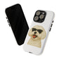 Maltese Wearing Sunglasses - Tough Phone Case