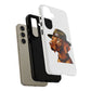Vizsla Wearing a Campaign Hat - Tough Phone Case