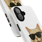 Cream Longhair Cat Wearing Sunglasses - Tough Phone Case