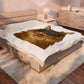 Maine Coon Wearing Sunglasses - Sherpa Blanket