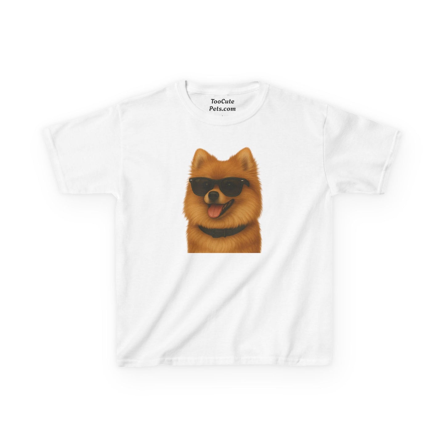 Pomeranian Wearing Sunglasses - Kids Tee