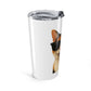 Calico Shorthair Cat Wearing Sunglasses - 20oz Tumbler