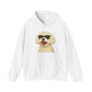 Maltese Wearing Sunglasses - Adult Hoodie