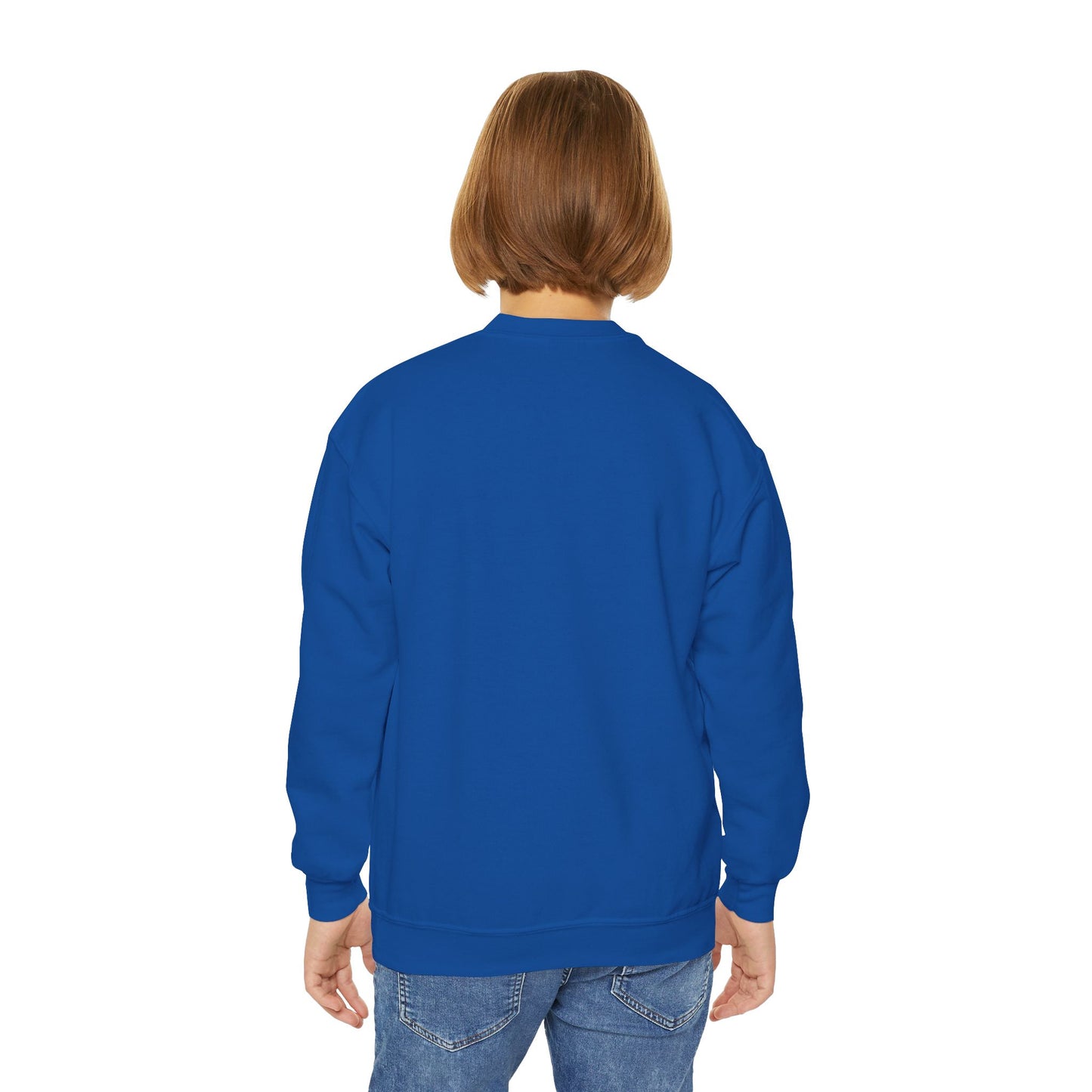 Miniature Schnauzer Wearing Sunglasses - Youth Crewneck Sweatshirt