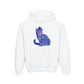 Tabby Wearing Top Hat (Multi Color Image) - Youth Hoodie - Too Cute Pets