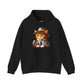Tabby Cat in Fedora & Suit – Adult Unisex Hoodie