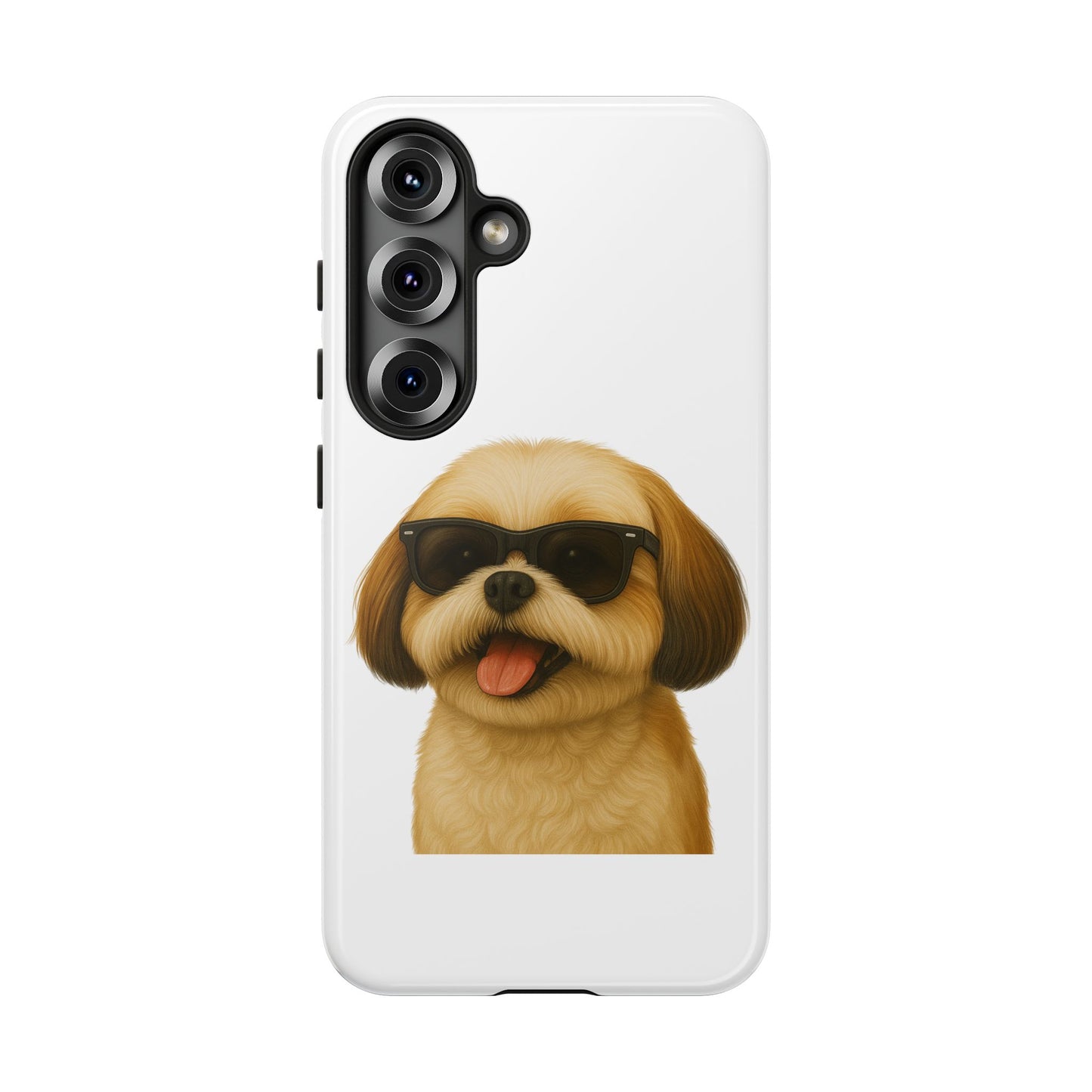 Shih Tzu Wearing Sunglasses - Tough Phone Case