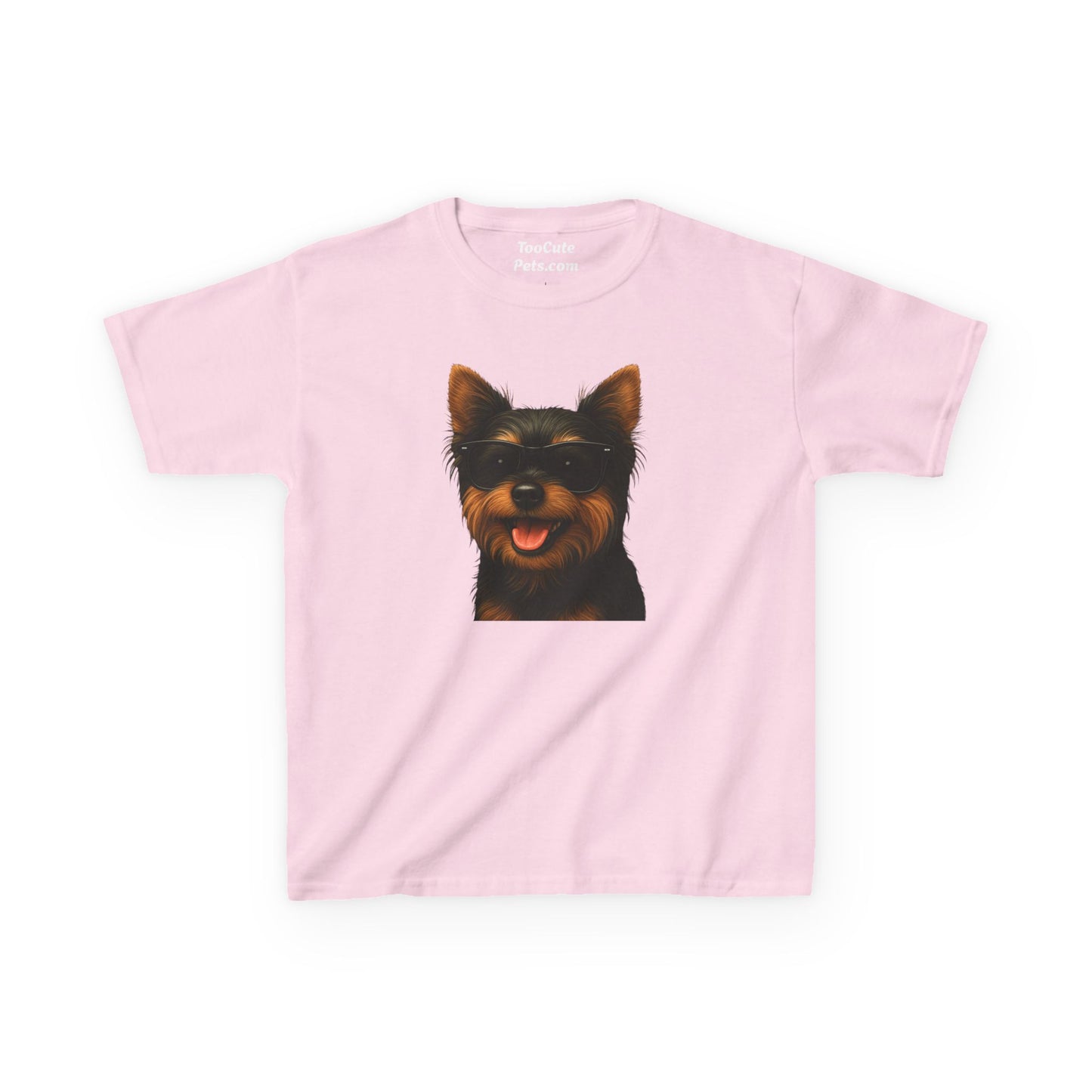 Yorkshire Terrier Wearing Sunglasses - Kids Tee