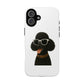 Black Poodle Wearing Sunglasses - Tough Phone Case