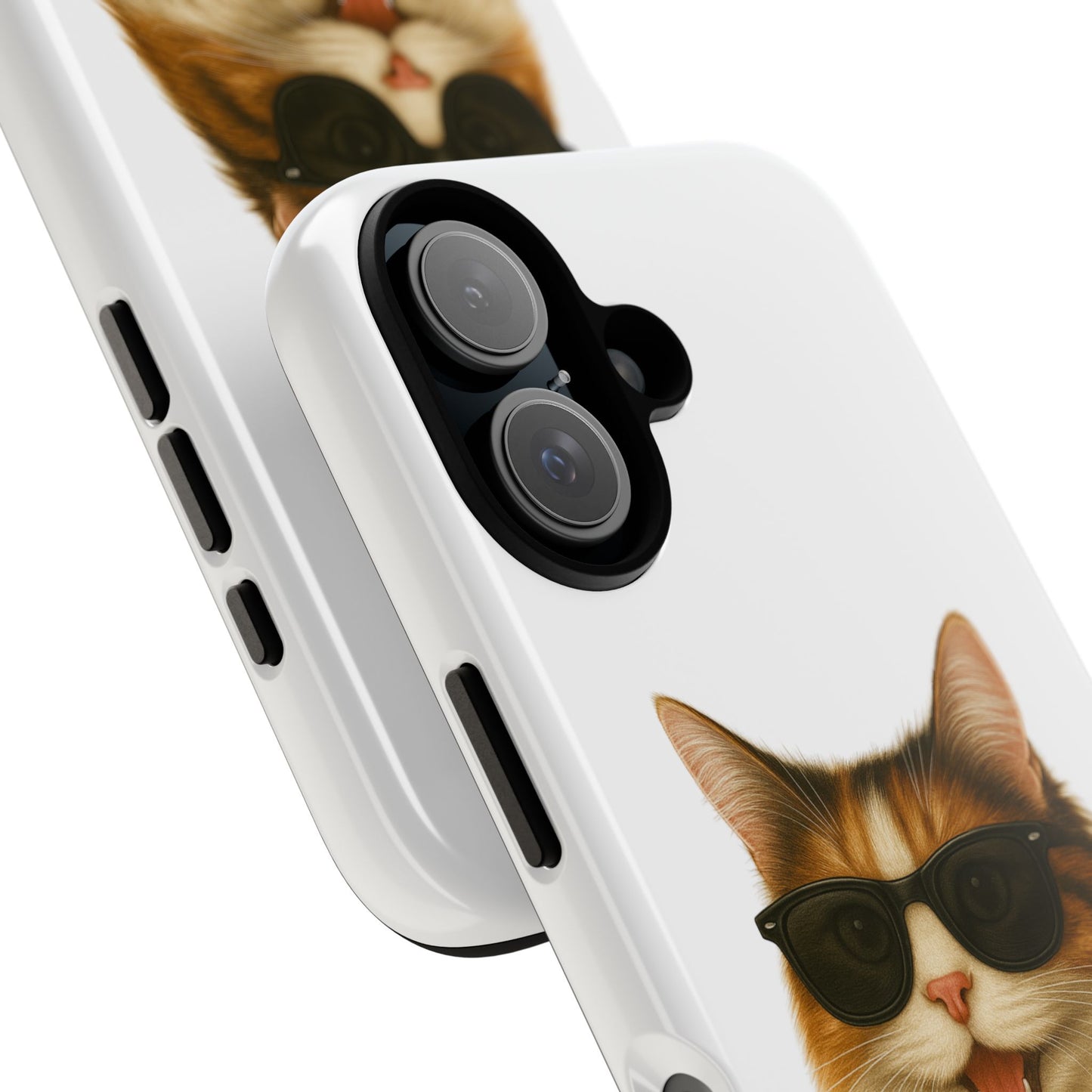 Calico Cat Wearing Sunglasses - Tough Phone Case
