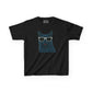 Russian Blue Cat Wearing Sunglasses Kids Tee