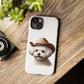 Maltese Wearing a Cowgirl Hat - Tough Phone Case