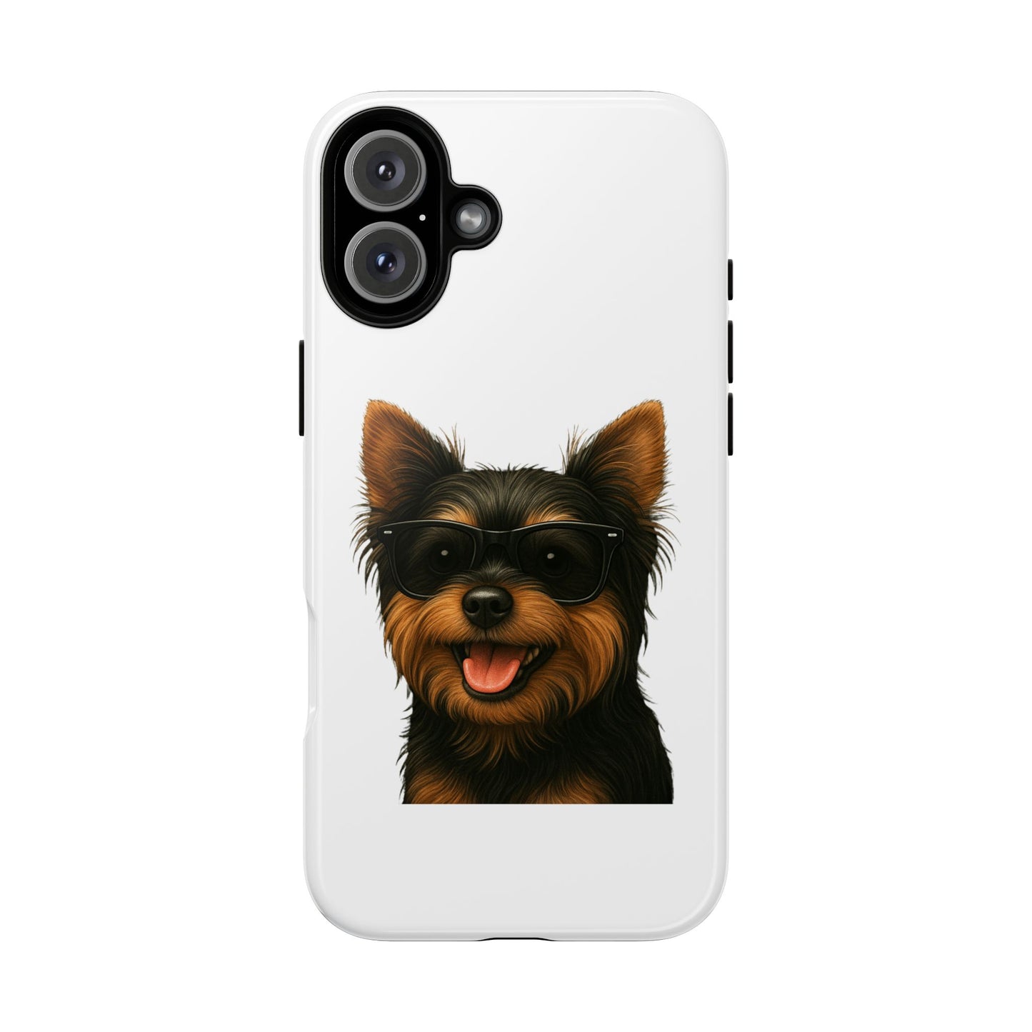 Yorkshire Terrier Wearing Sunglasses - Tough Phone Case