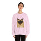 Ragdoll Cat Wearing Sunglasses - Adult Crewneck Sweatshirt