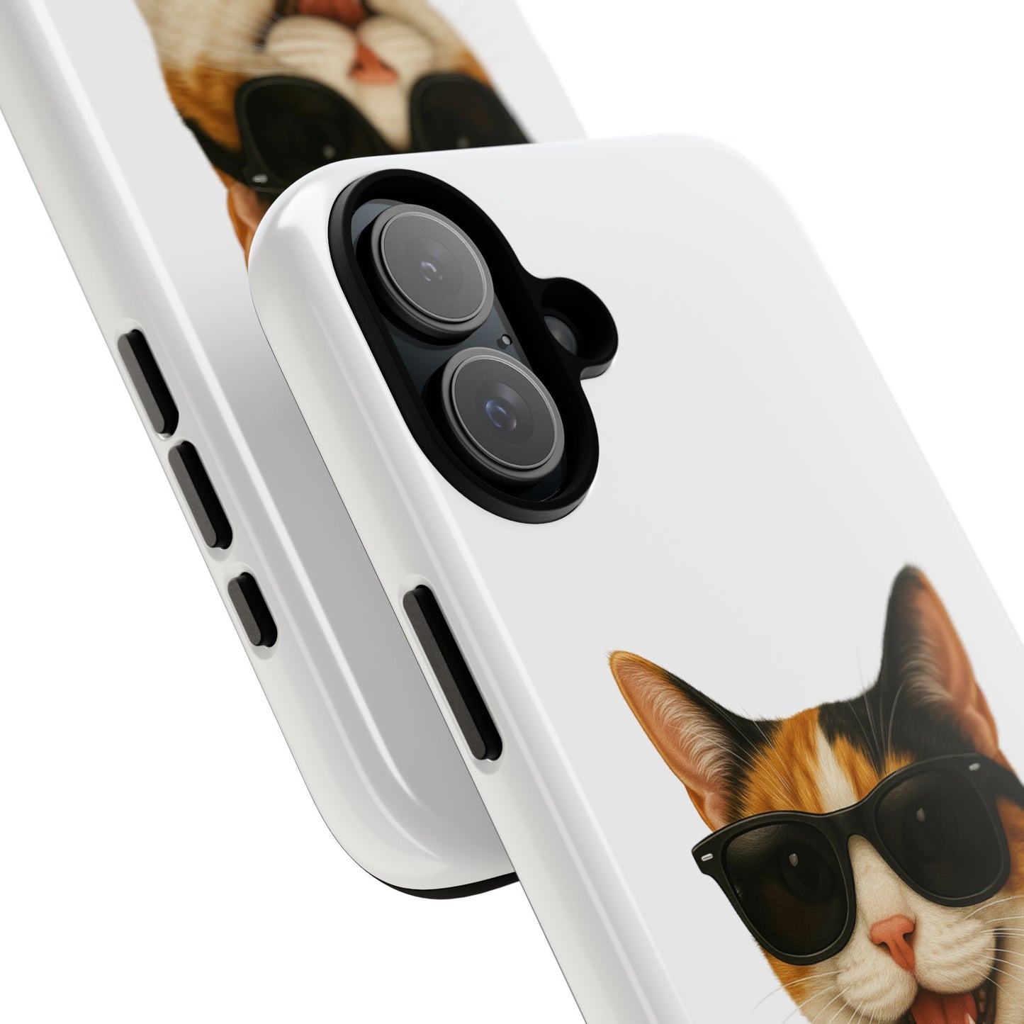 Calico Shorthair Cat Wearing Sunglasses - Tough Phone Case