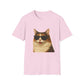 Calico Cat Wearing Sunglasses - Adult T-Shirt