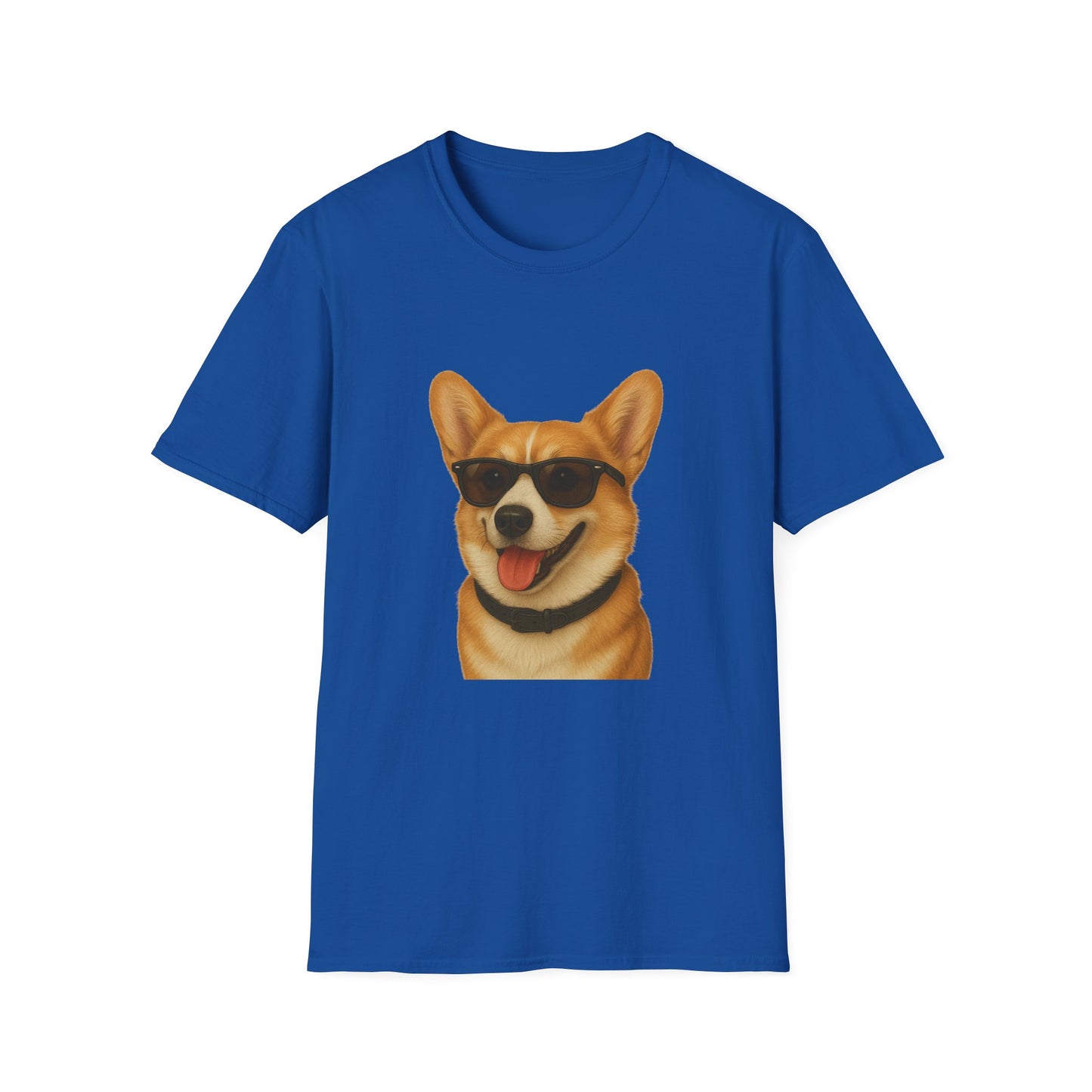 Corgi Wearing Sunglasses - Adult T-Shirt