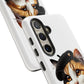 Calico Cat Wearing a Beret - Tough Phone Case