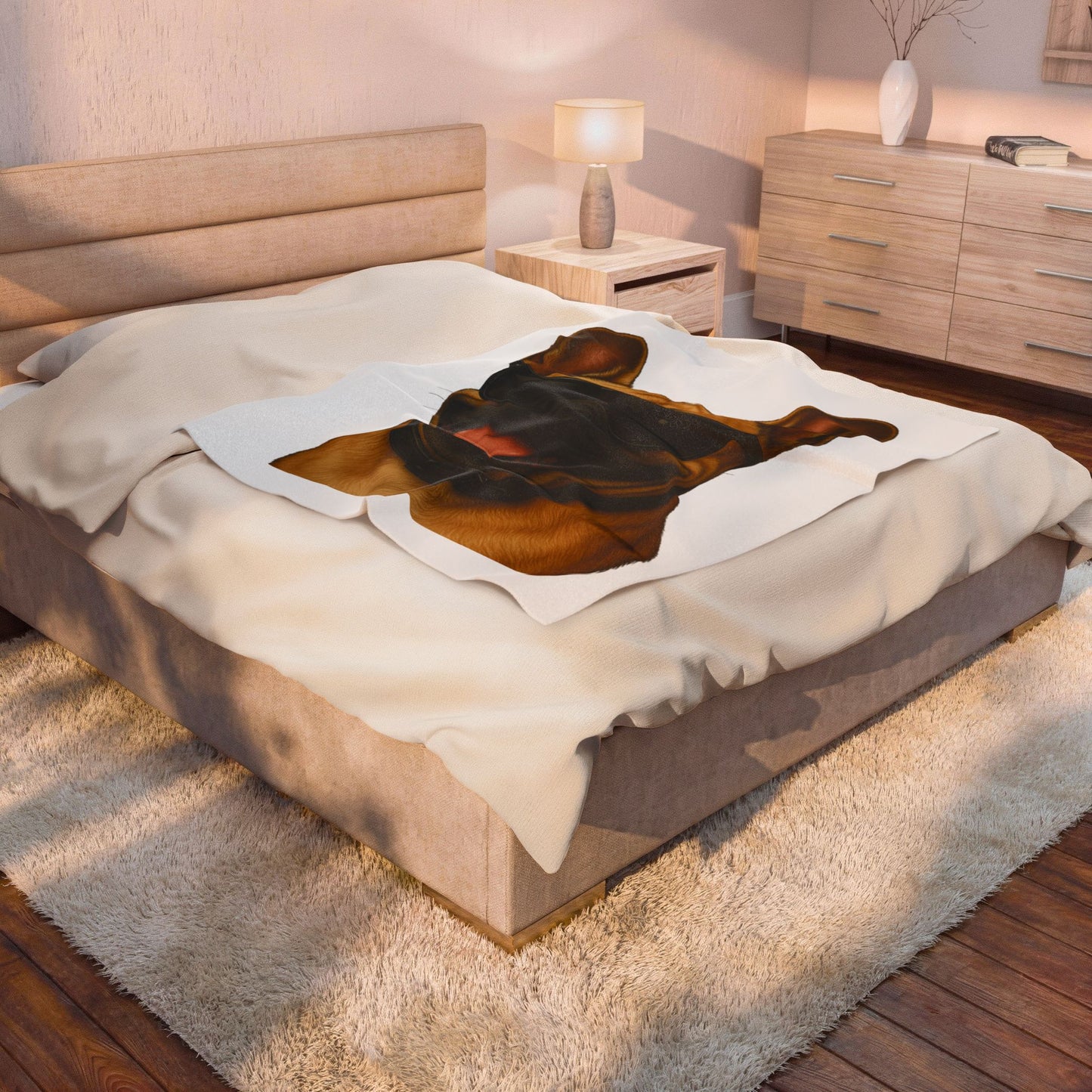 French Bulldog Wearing Sunglasses - Sherpa Blanket