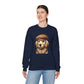 Golden Retriever In Newsboy Hat - Adult Crewneck Sweatshirt - Too Cute Pets