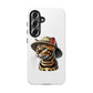 Bengal Cat Wearing a Safari Hat - Tough Phone Case