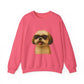 Shih Tzu Wearing Sunglasses - Adult Crewneck Sweatshirt