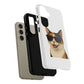 Calico Shorthair Cat Wearing Sunglasses - Tough Phone Case