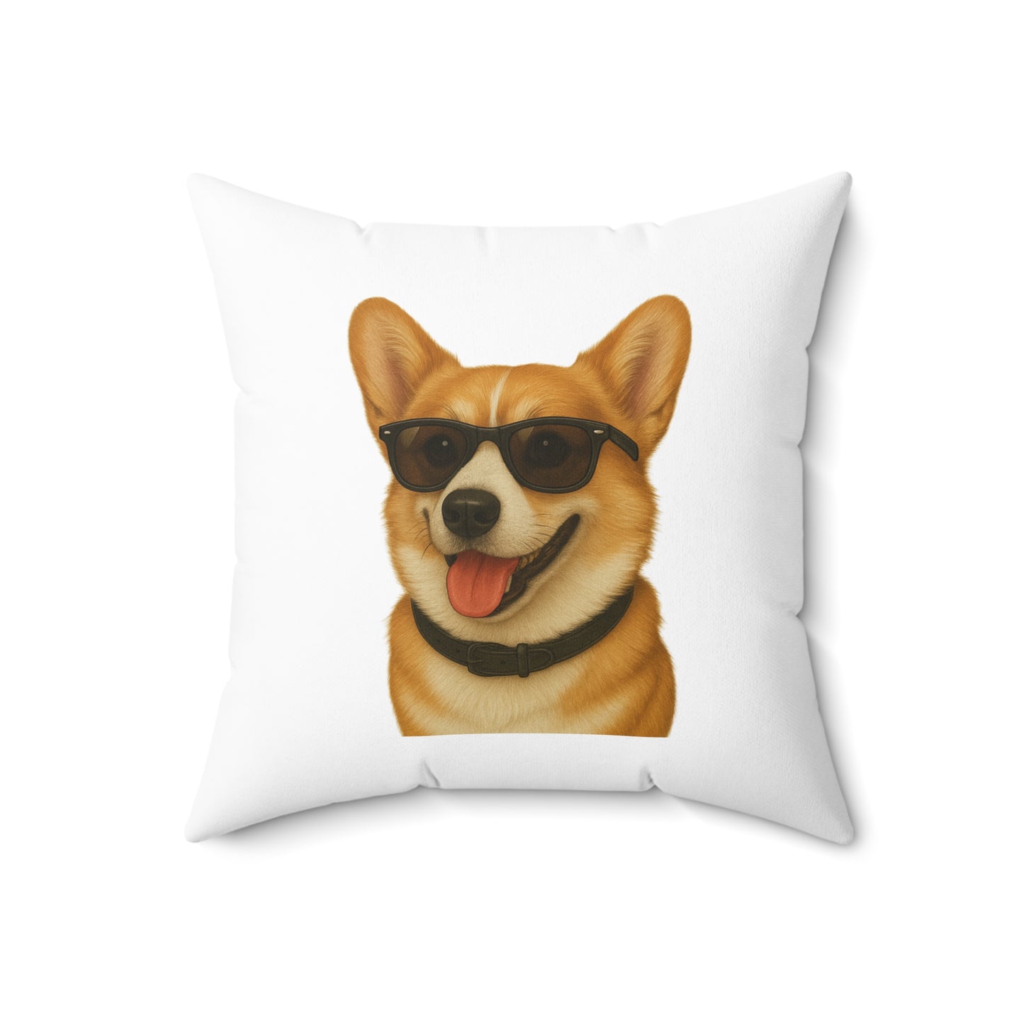 Corgi Wearing Sunglasses - Throw Pillow