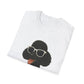 Black Poodle Wearing Sunglasses - Adult T-Shirt