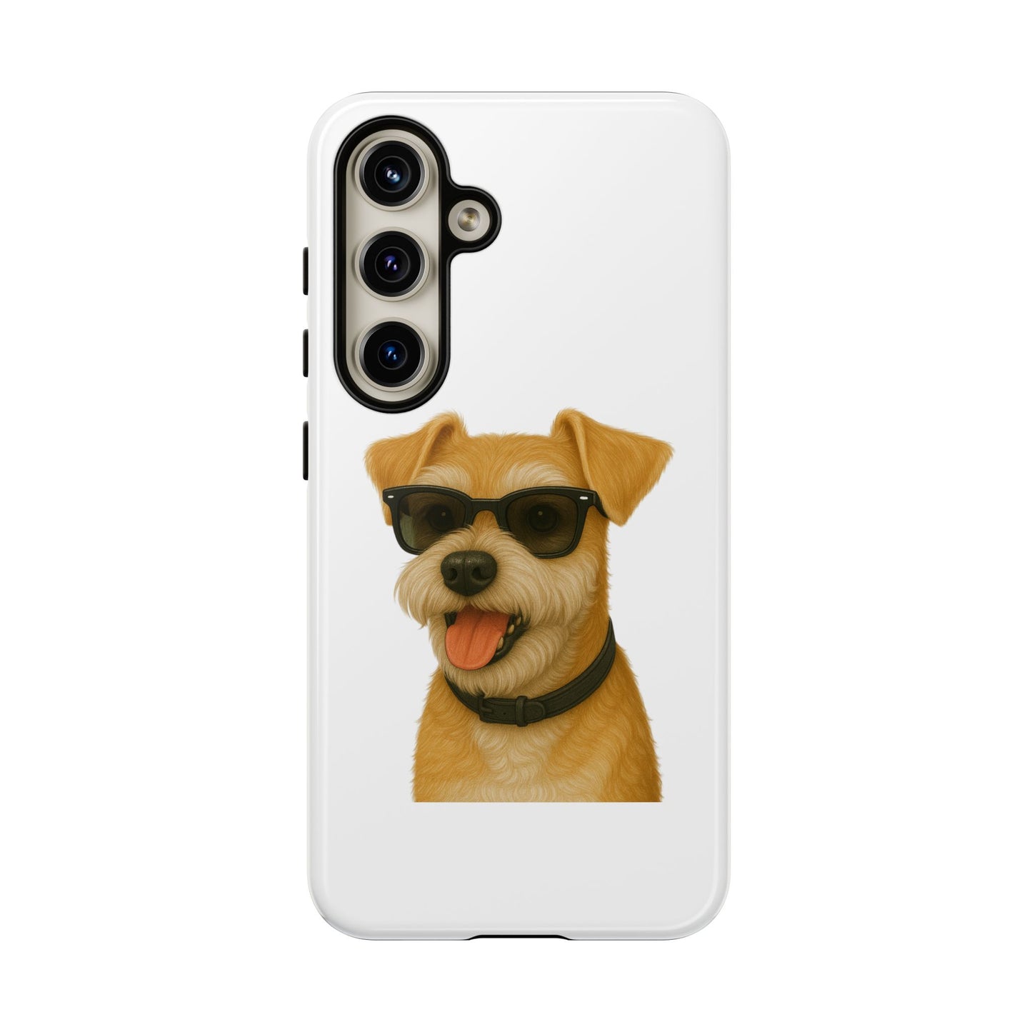 Miniature Schnauzer Wearing Sunglasses - Tough Phone Case