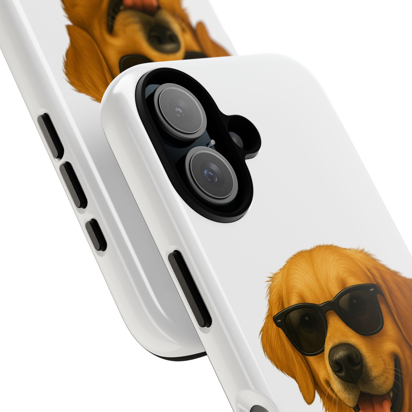 Golden Retriever Wearing Sunglasses - Tough Phone Case