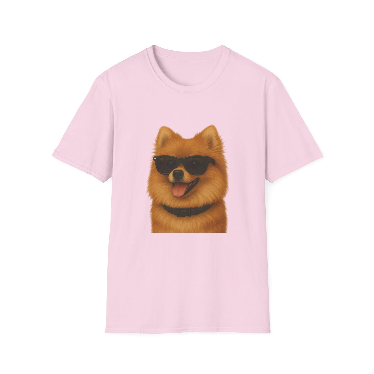 Pomeranian Wearing Sunglasses - Adult T-Shirt