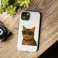 Tabby Cat Wearing Sunglasses - Tough Phone Case