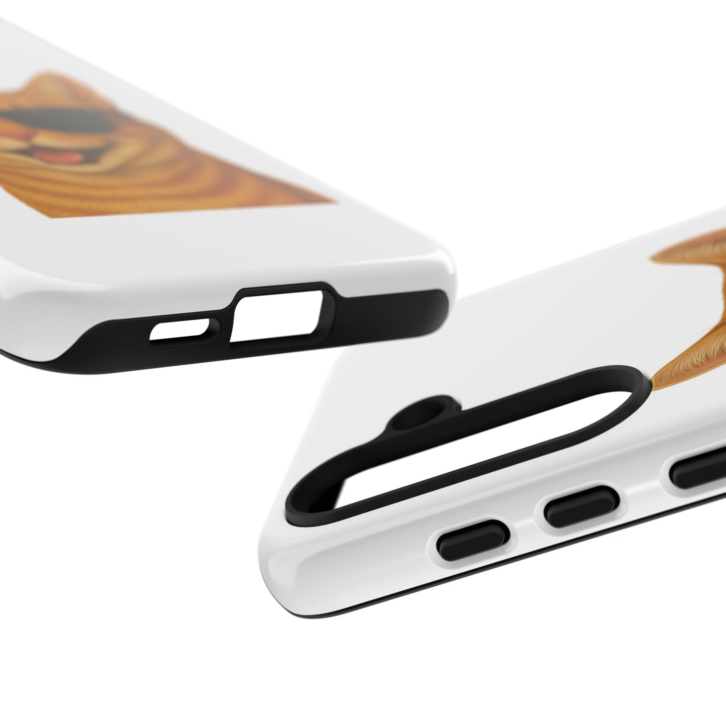 Orange Tabby Cat Wearing Sunglasses - Tough Phone Case