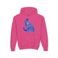 Tabby Wearing Top Hat (Multi Color Image) - Youth Hoodie - Too Cute Pets