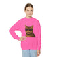 Domestic Shorthaired Tabby Cat Wearing Sunglasses - Youth Sweatshirt
