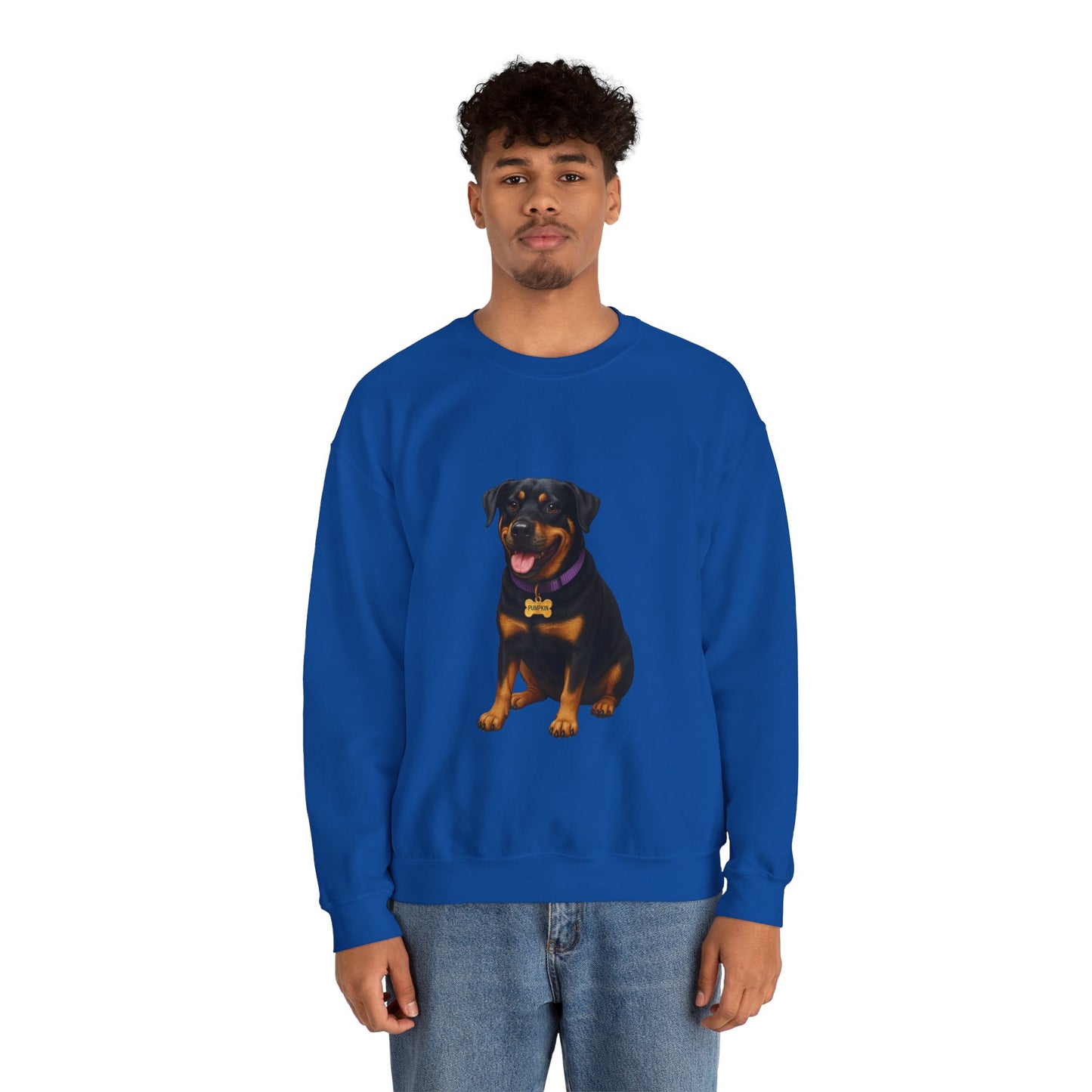 Rottweiler Lab Mix Pumpkin Sweatshirt