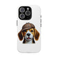 Beagle Wearing a Deerstalker Hat - Tough Phone Case