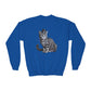 Tabby Wearing Top Hat Youth Sweatshirt (Black & White Image) - Too Cute Pets