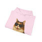 Calico Cat Wearing Sunglasses - Adult Hoodie