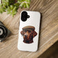Labrador Wearing a Tweed Flat Cap - Tough Phone Case