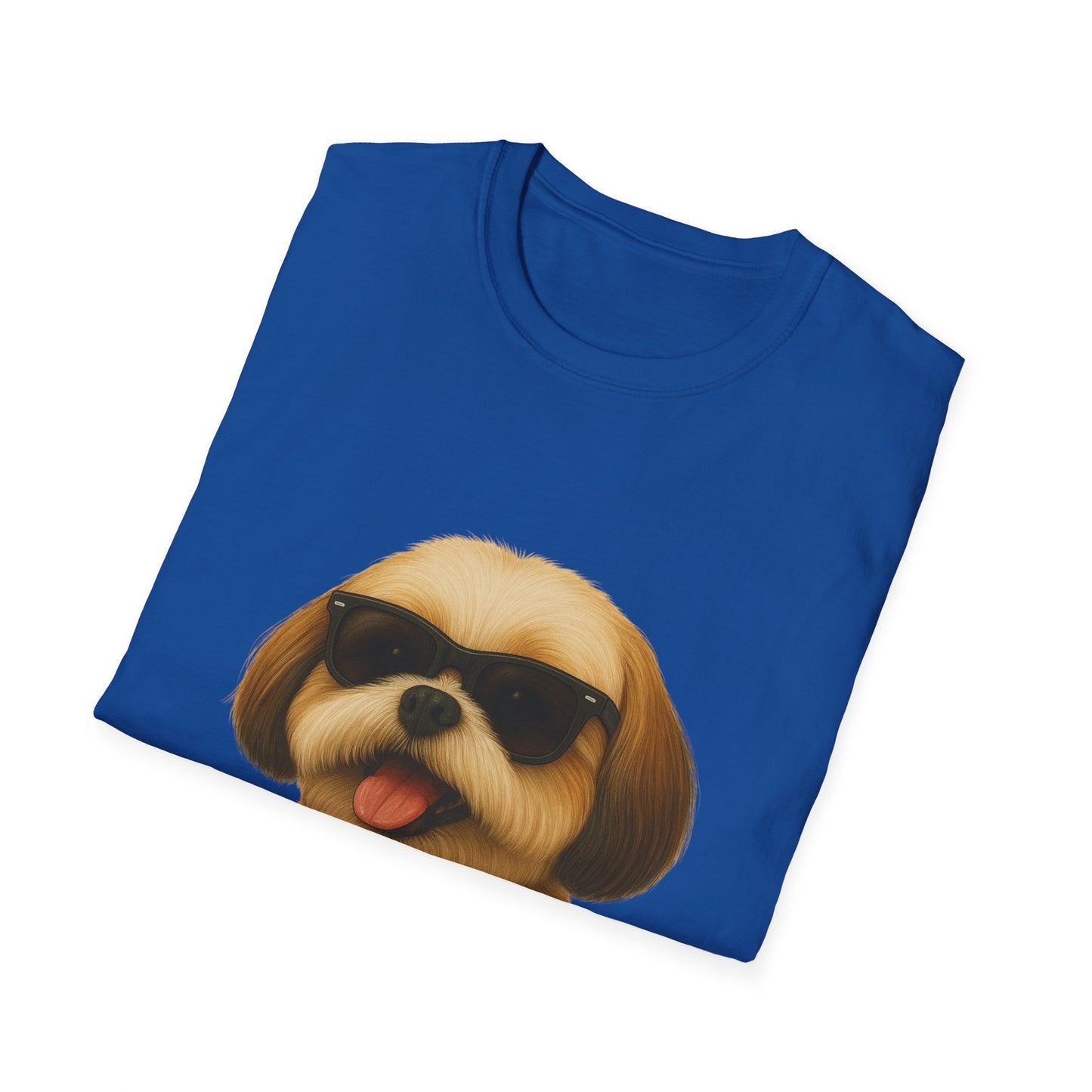 Shih Tzu Wearing Sunglasses - Adult T-Shirt