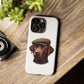 Labrador Wearing a Tweed Flat Cap - Tough Phone Case