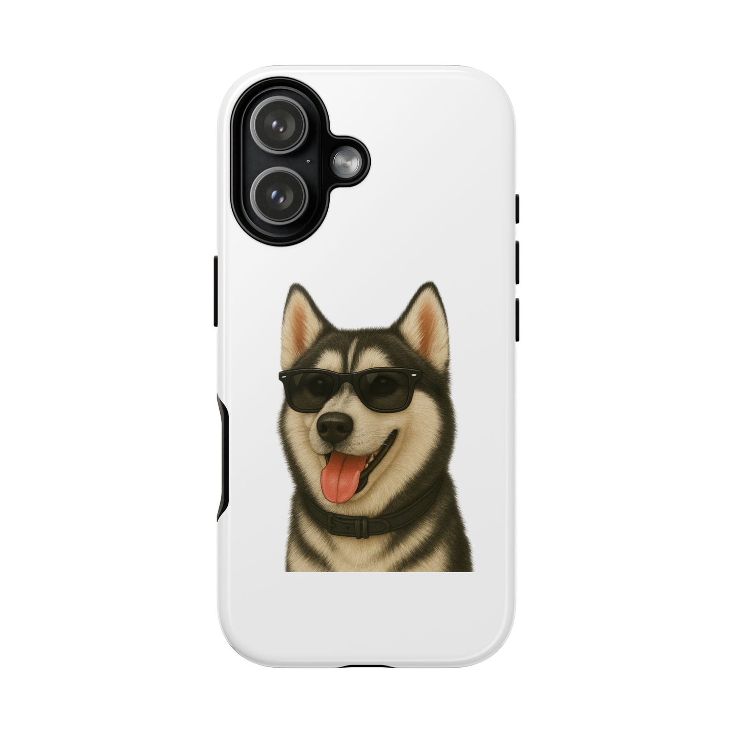 Siberian Husky Wearing Sunglasses - Tough Phone Case
